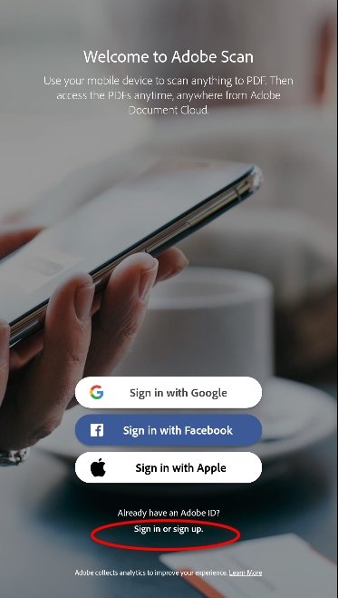 adobe scan app